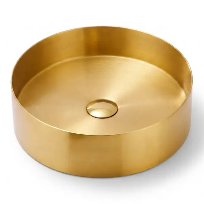 Umývadlo na dosku Iron Round gold