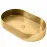 Umývadlo na dosku Iron Oval gold