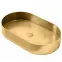 Umývadlo na dosku Iron Oval gold