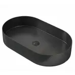 Umývadlo na dosku Iron Oval black