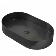 Umývadlo na dosku Iron Oval black