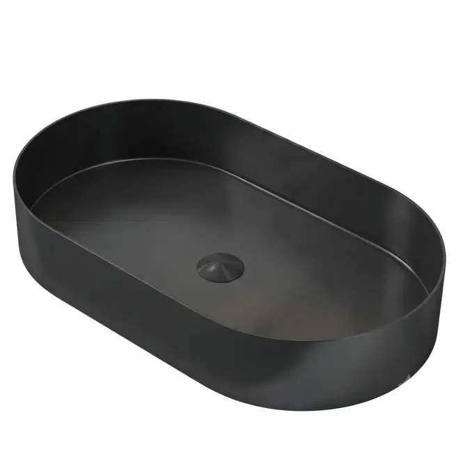 Umývadlo na dosku Iron Oval black