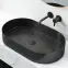 Umývadlo na dosku Iron Oval black,2