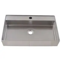 Umývadlo na dosku Rectangle chróm 1/0