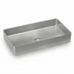 Umývadlo na dosku Rectangle chróm