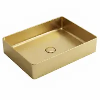 Umývadlo na dosku Rectangle gold