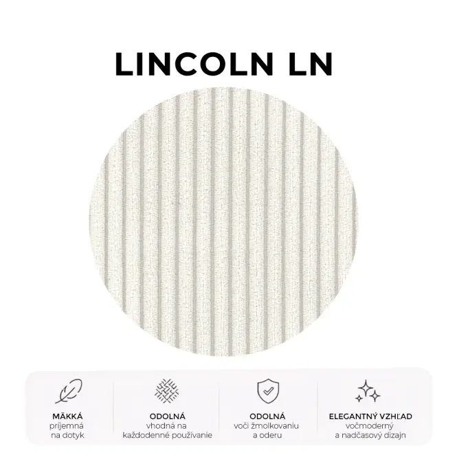 Posteľ Mila 160x200 Lincoln 01ln biely,7