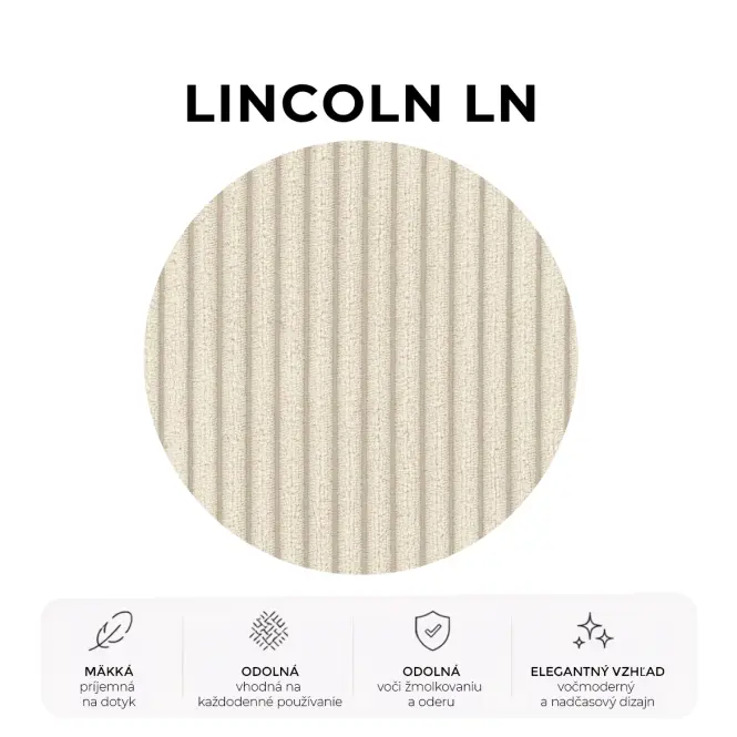Posteľ Mila 160x200 Lincoln 03ln béžová,7