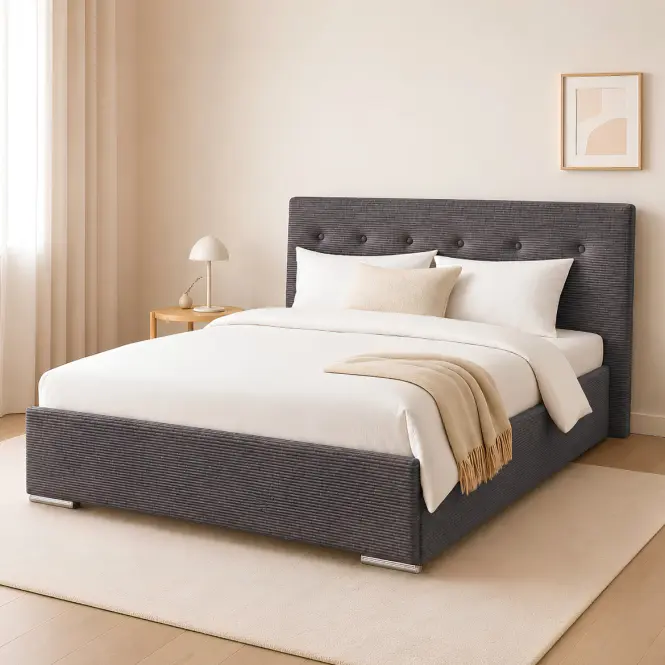 Posteľ Mila 160x200 Lincoln 24ln šedá,4