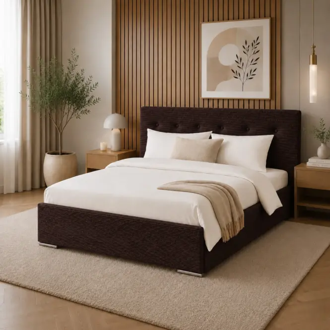 Posteľ Mila 140x200 Lincoln 29ln hnedý,4