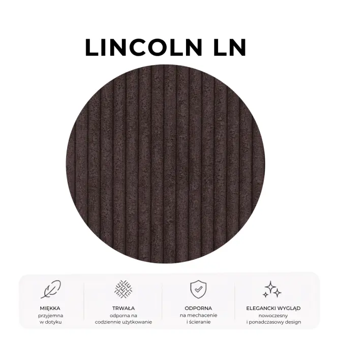 Posteľ Mila 140x200 Lincoln 29ln hnedý