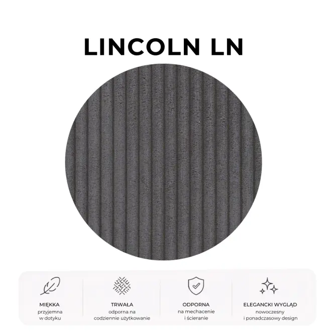 Posteľ Mila 140x200 Lincoln 90ln šedá,6