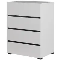 Komoda Cross 27 Biely/Čierna