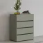Komoda Cross 27 Pine Green/Čierna,6