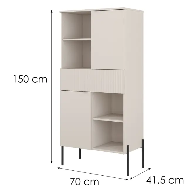 Komoda 2d1s Ore 42 Vysoká Kašmír/Puška