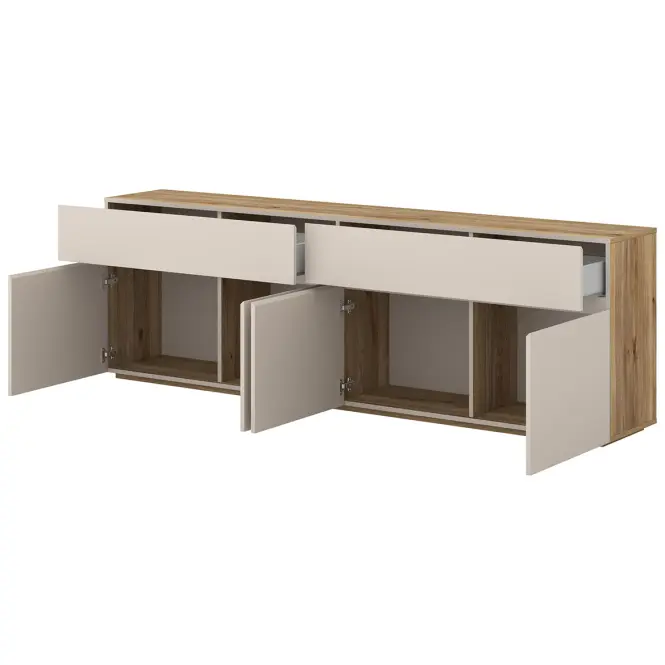 Komoda 4d4s Criss 25 Dub Mauvella/Kašmír