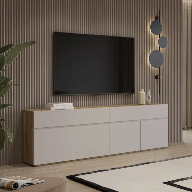 Komoda 4d4s Criss 25 Dub Mauvella/Kašmír,8