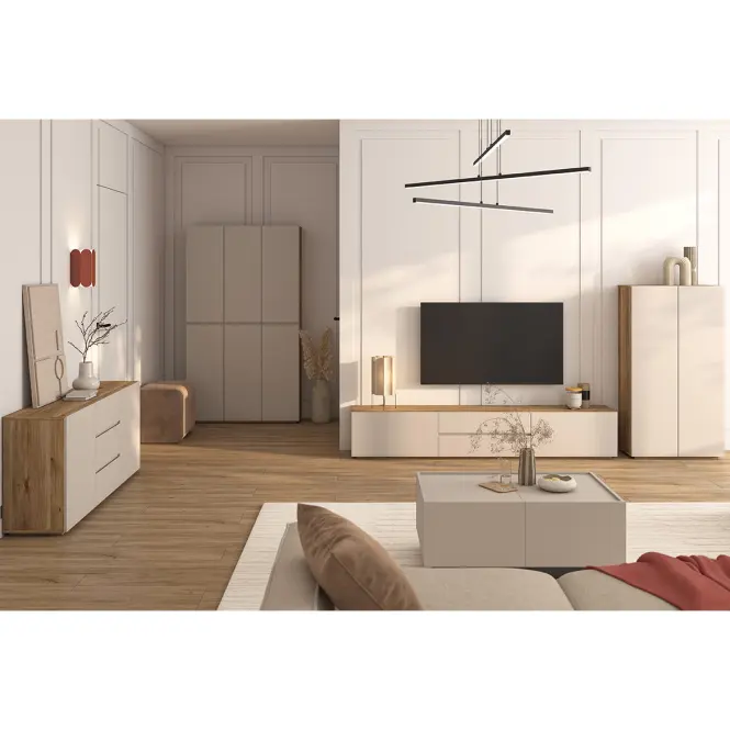 Komoda Vysoká 2d Criss 42 Dub Mauvella/Kašmír,11