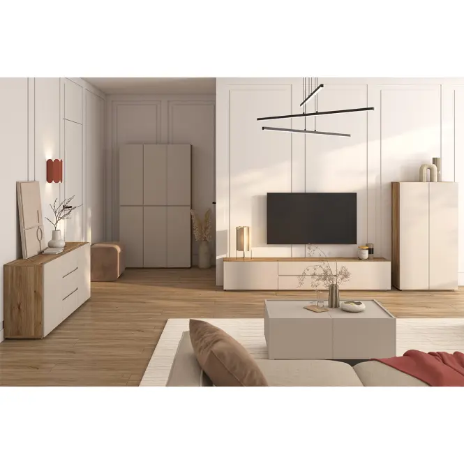 Komoda Vysoká Criss 78 6d Dub Mauvella/Kašmír,10