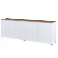 Komoda 4d Modo 25 Dub Mauvella/Biely