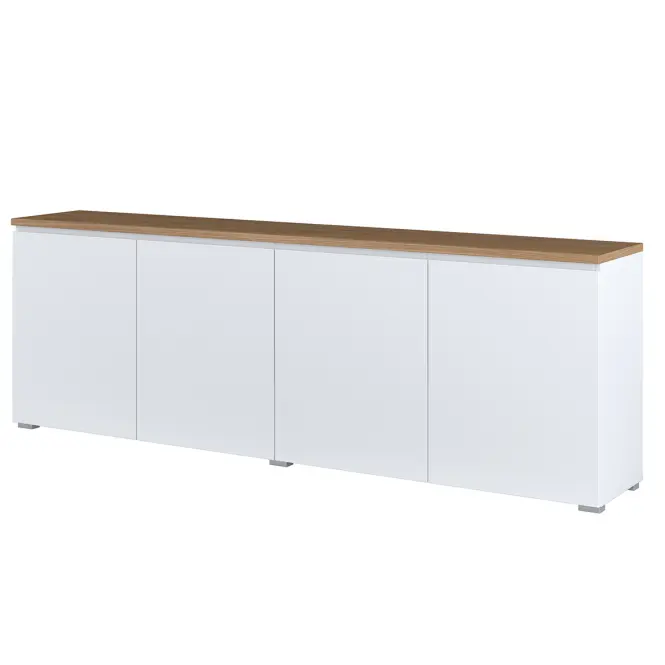Komoda 4d Modo 25 Dub Mauvella/Biely
