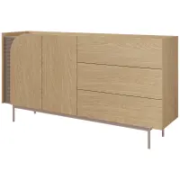 Komoda Carmen 6 Dub Jar/Karamel