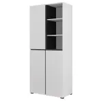 Skriňa Cross 88  Biely/Čierna