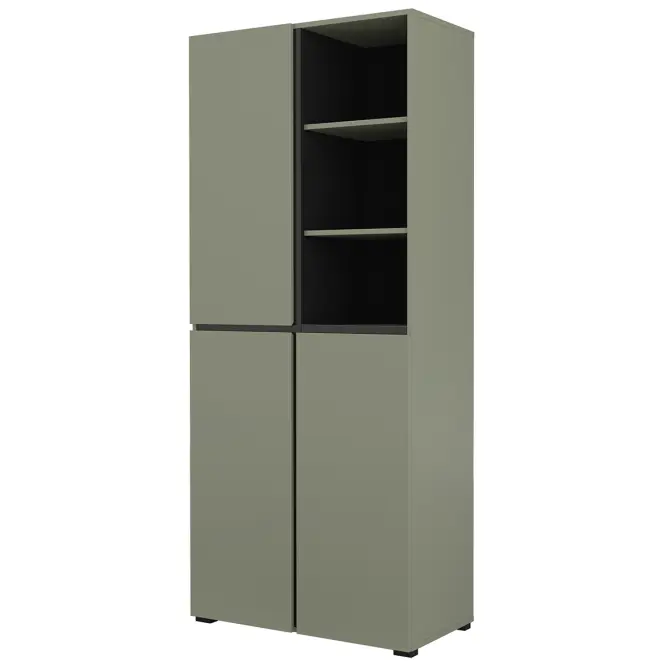 Skriňa Cross 88  Pine Green/Čierna