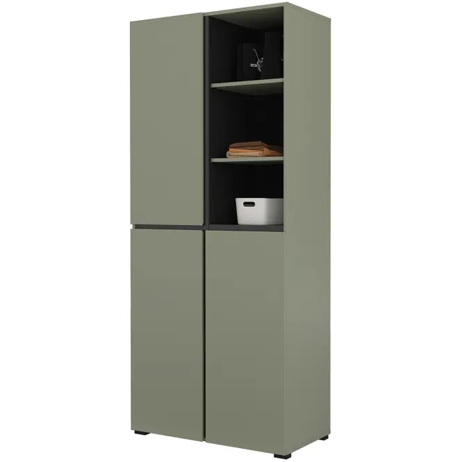 Skriňa Cross 88  Pine Green/Čierna,3