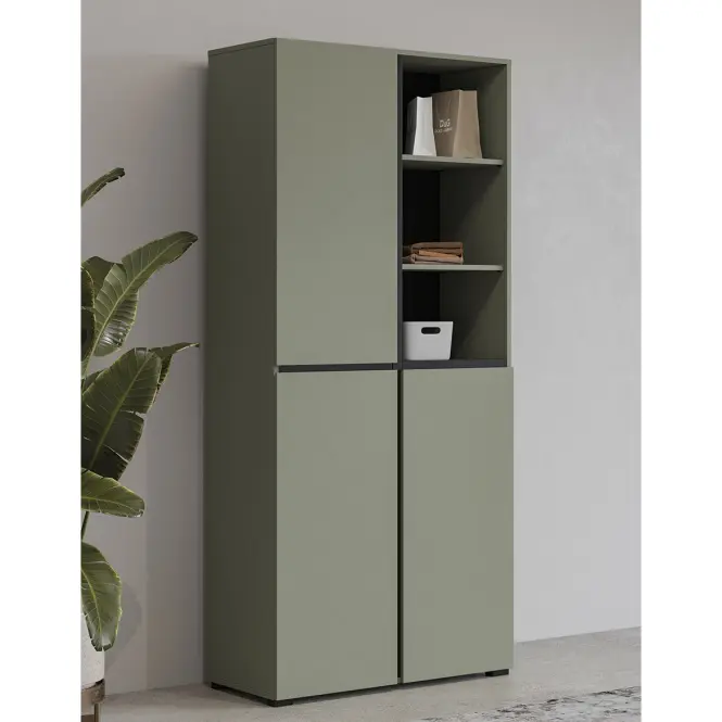 Skriňa Cross 88  Pine Green/Čierna,6