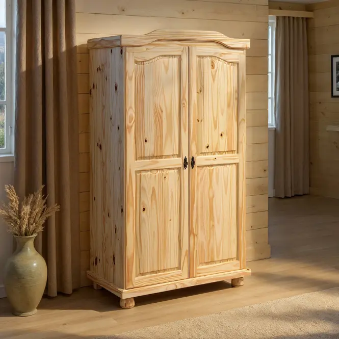 Skriňa 30500100 Genf 2d Borovica Natural,9
