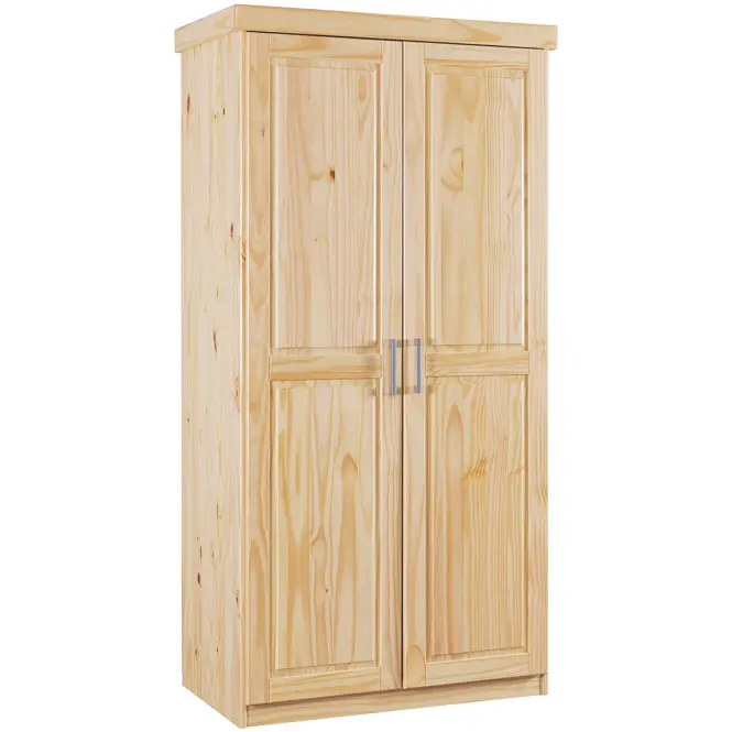 Skriňa 30500303 Leon 2d 96 cm - borovica Natural, dvojdverová, drevo