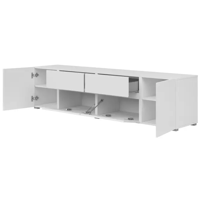 TV stolík Asymetric 39 Biela