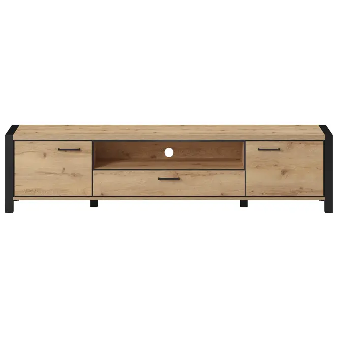 TV stolík Aktiv 40 210cm Dub Taurus/Čierna,3