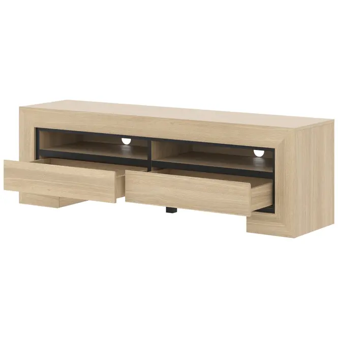 TV stolík Cuba Ii 40 Dub Sambal/Čierna,3