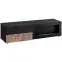TV stolík Cannes s biokrbem Zmwdv Cs RTV-K Black/Viking/Marble Black