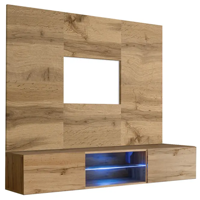 TV stolík + Panel Switch Wt Sw Pr3 + Led Wotan