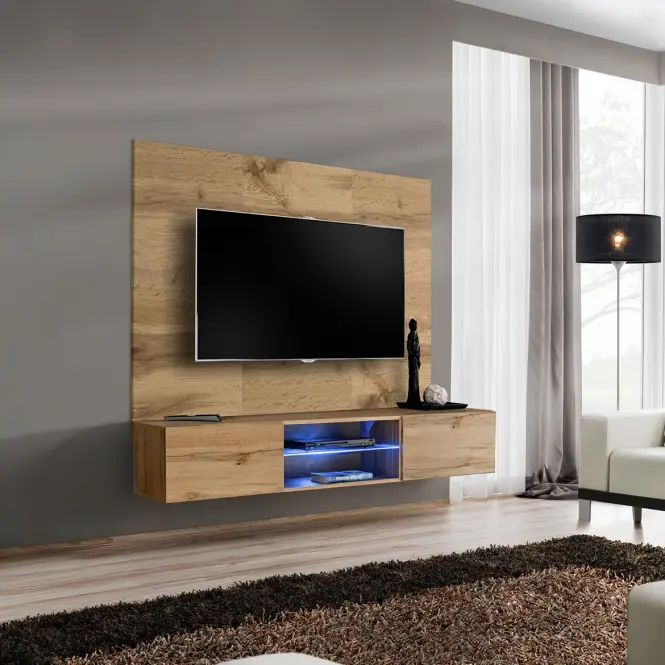 TV stolík + Panel Switch Wt Sw Pr3 + Led Wotan