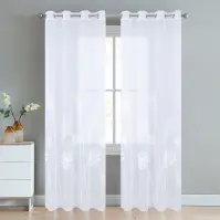 Záclona na priechodkách ANIELA E2501 140x250 biela