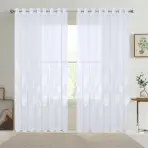 Záclona na priechodkách ANIELA E2501 300x160 biela