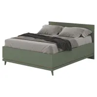 Posteľ Scandi 31 160 Dubový Olej/Zelená