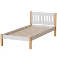 Posteľ Gaja 90  Biela/Prírodný Dub