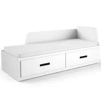 Posteľ Mia 80x200 Borovica/Biela