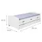 Posteľ 20900245 Ulli 90x200 Biela,3