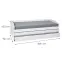 Posteľ 20900257 Lotar 90x200 Biela,2
