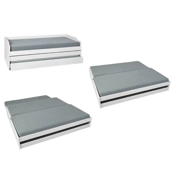 Posteľ 20900257 Lotar 90x200 Biela,6