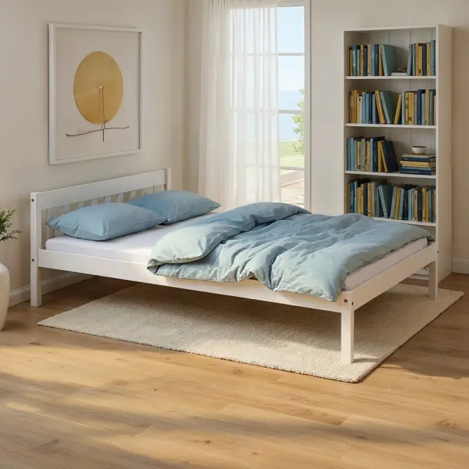 Posteľ 29040020 Vilmar 140x200 Biela,5