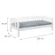 Posteľ 29040060 Sintro 90x200 Biela,3