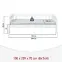 Posteľ 29040060 Sintro 90x200 Biela,4