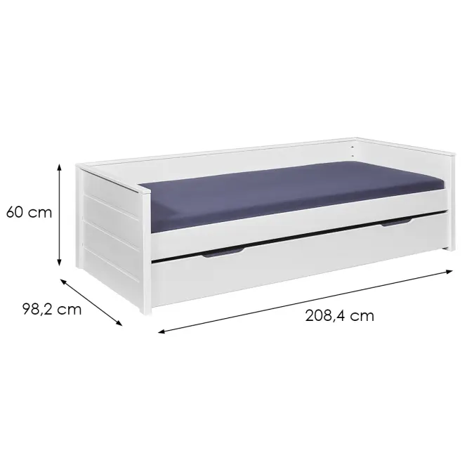 Posteľ 29040180 Dream The Future 90x200 Biela,3